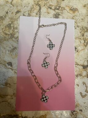 Necklace and earrings set